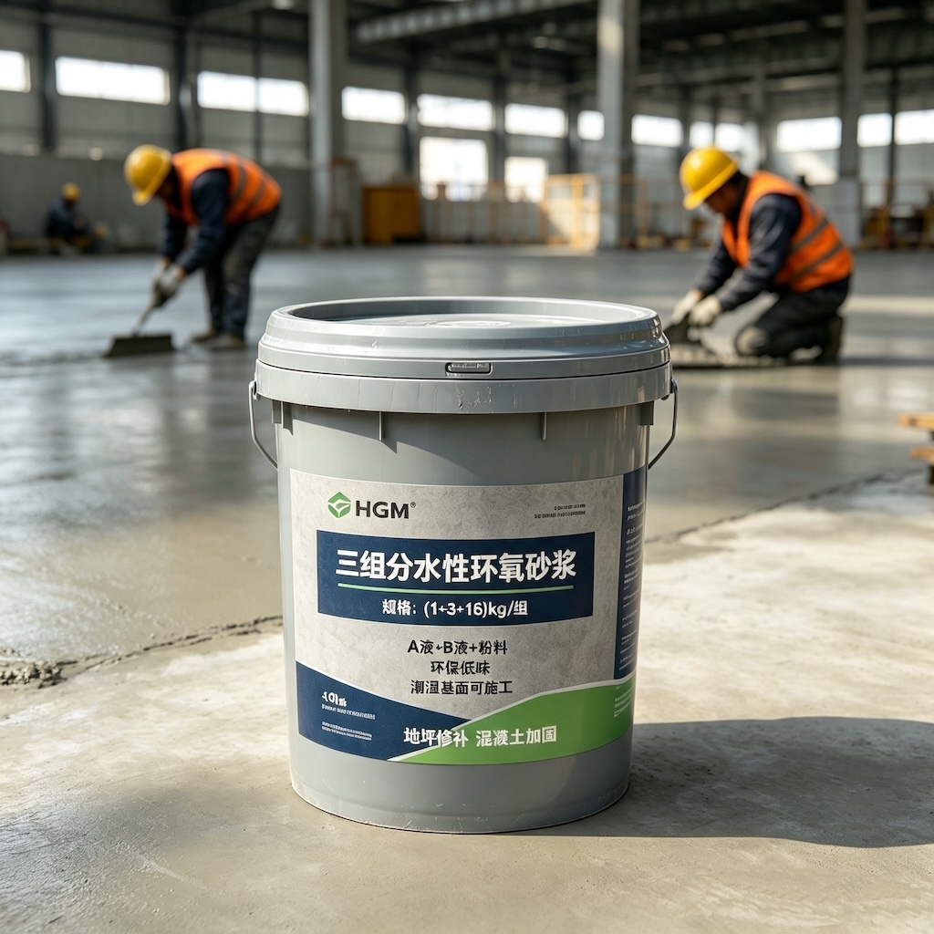 宁陕三组份水性环氧砂浆